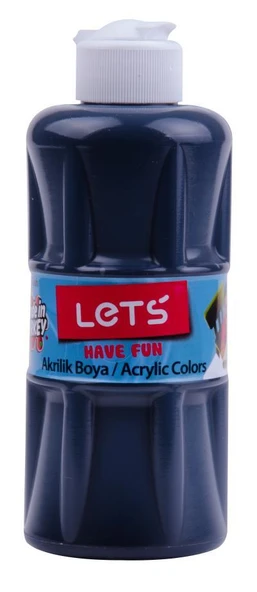 LETS AKRILIK BOYA 250 ML SIYAH L-5709