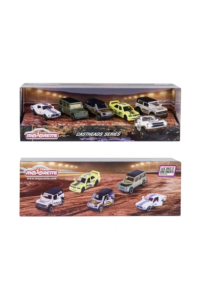 Majorette Castheads Series 5 Parça Araba Seti 212054211 - 5