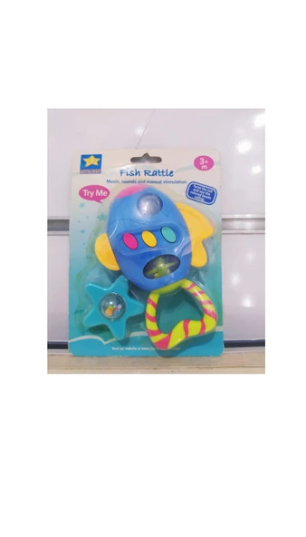 EARLY STAR FİSH RATTLE PİLLİ