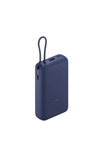 Xiaomi 33W 20.000Mah Mavi Powerbank USB ve USB-C Portu ve USB-C Entegre Kablo BHR8851GL - 2