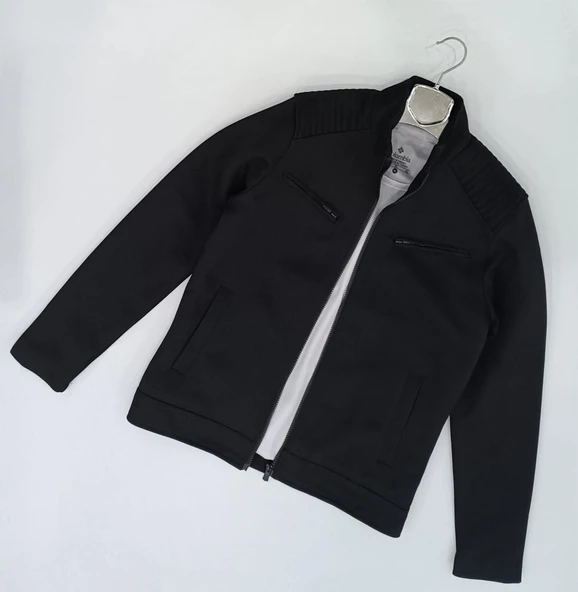 Xavir Slim Fit Erkek Fermuarlı Mevsimlik Ceket - 2