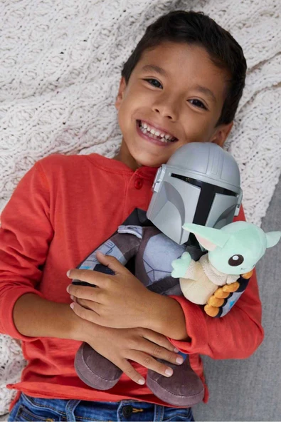 Star Wars Clan of Two: Mandalorian & Grogu Feature Plush - 7