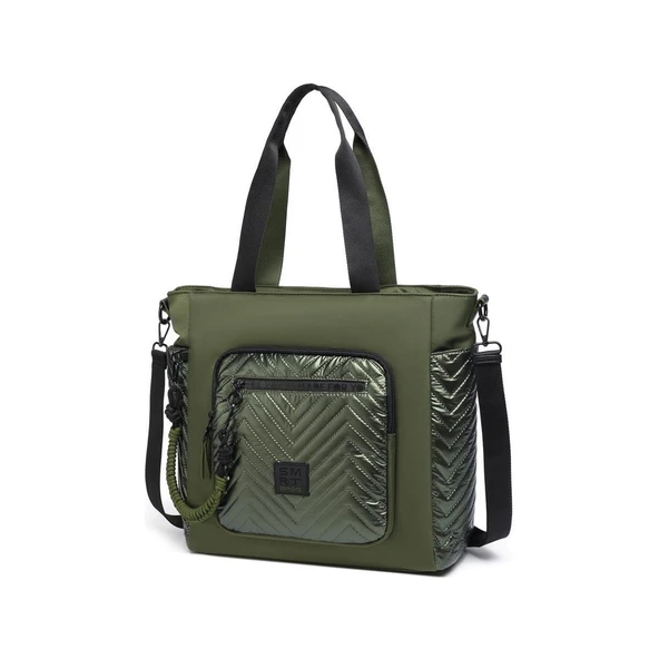 Parlak Kumaş Çapraz Askılı Kadın Omuz Çantası 3246 ürün görseli 1