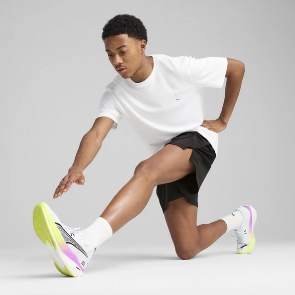 Puma 52655702 Graphics Running Illustratio Erkek Spor Tişört - Resim 5