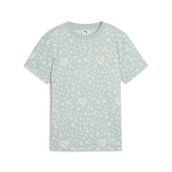 Puma 68510667 Flaming Love Aop Tee Kız Çocuk Spor Tişört