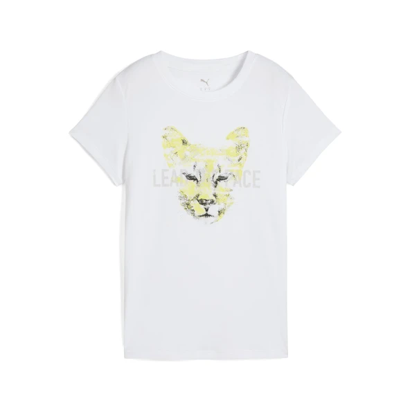 Puma 52655502 Graphics Running Slogan Tee Kadın Spor Tişört
