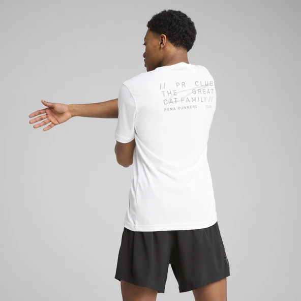 Puma 52655702 Graphics Running Illustratio Erkek Spor Tişört - Resim 4