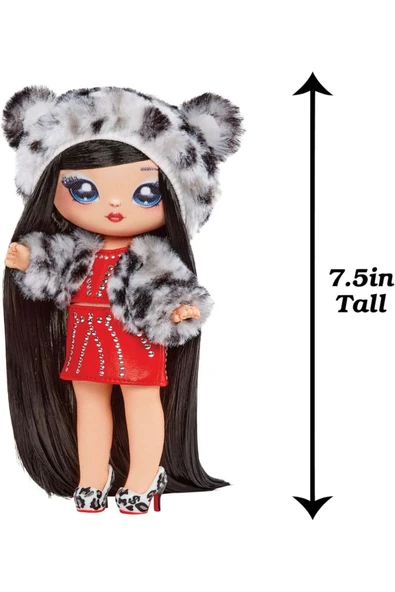 NA! NA! NA! SURPRİSE 2 İN 1 COZY-LEONA WHİTE KAR LEOPARLI SÜRPRİZ BEBEĞİ - 3