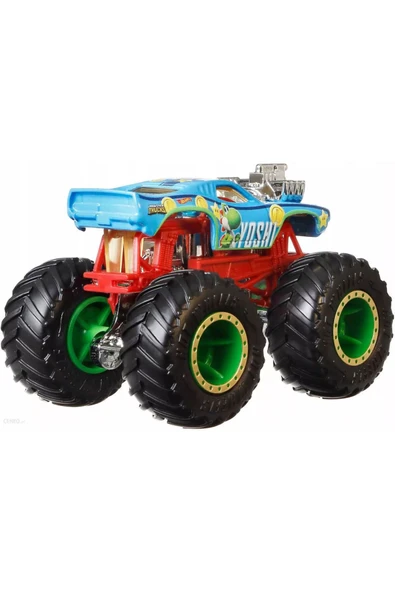 Monster Trucks Gösteri Dünyası Temalı  Arabalar Yoshi HCR77 - 4