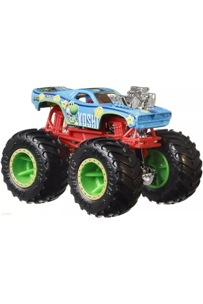 Monster Trucks Gösteri Dünyası Temalı  Arabalar Yoshi HCR77 - 2