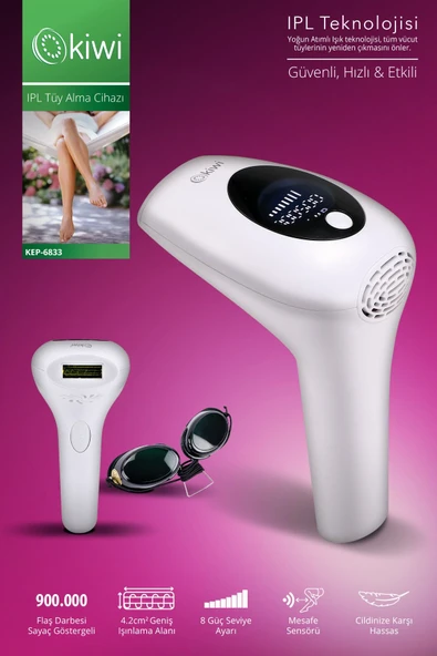 KIWI Kep-6833 Pro Ipl / Lazer Epilasyon - 5