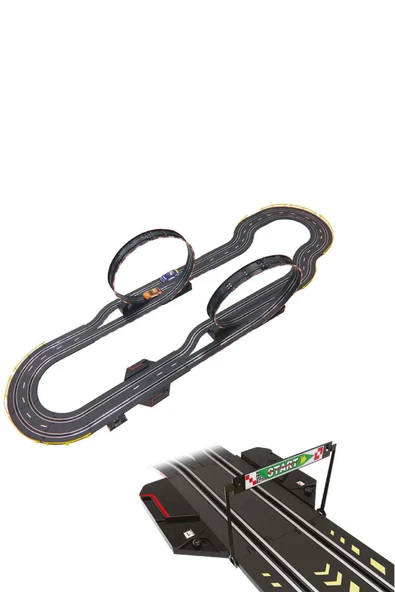 Elektrikli Sonic Araba Yarış Seti 632cm.: Hızlı Olan Kazansın! - 3