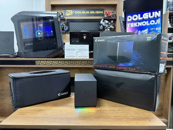 GİGABYTE AORUS RTX3090 Gaming BOX eGPU WATERFORCE Harici Ekran Kartı (İKİNCİ EL)