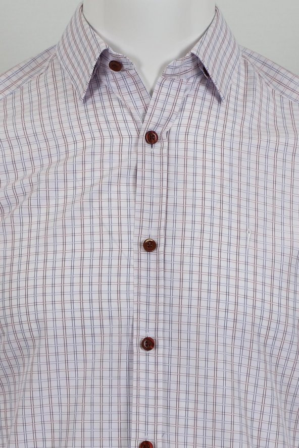 Uzun Kol Slim Fit Kareli Gömlek - 7