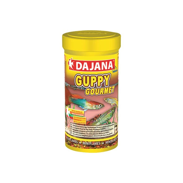 Dajana Guppy Gourmet Flakes 100 Ml 20 Gr Skt: 12/2025