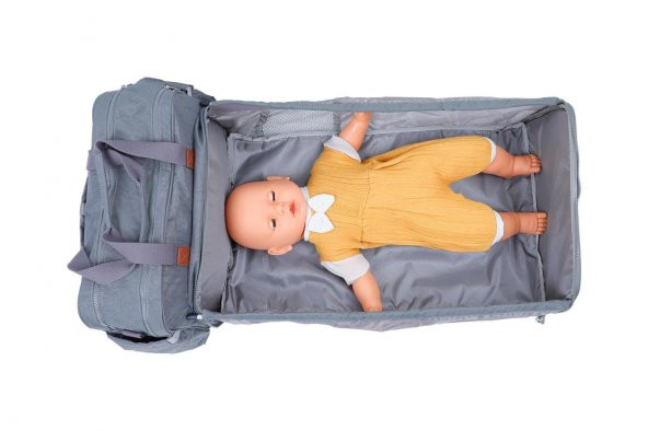 Easebag Fonksiyonlu,Bebek Yataklı Anne & Bebek Bakım Sırt Çantası - 10