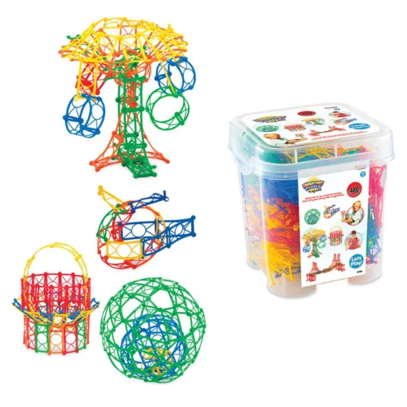 01905 Minyatür Puzzle 480 Parça -Dede - 5