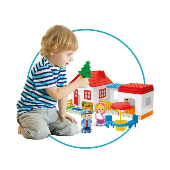 03135 Tek Katlı Ev Blokları 36 Parça -Dede - 9