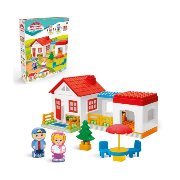 03135 Tek Katlı Ev Blokları 36 Parça -Dede - 11