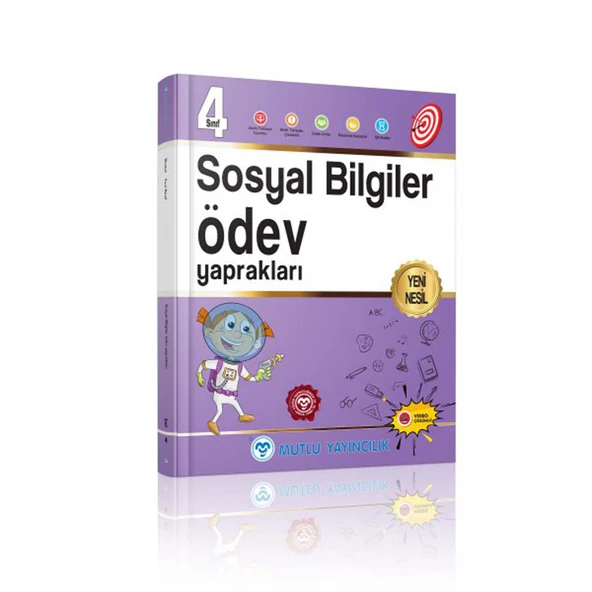 Mutlu 4.Sınıf Sosyal Bilgiler Ödev Yaprakları