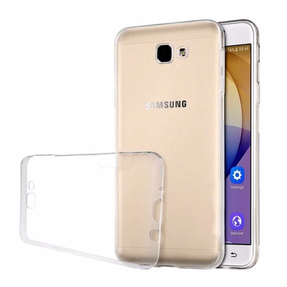 FitCase Samsung Galaxy J7 Prime Kılıf Kamera Korumalı Silikon Şeffaf Arka Kapak