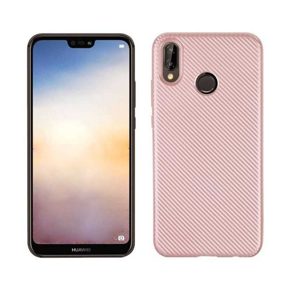 Huawei P20 Lite Kılıf Zore i-zore Karbon Silikon - 11
