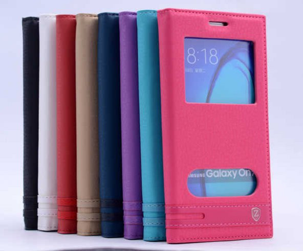 Galaxy On7 Kılıf Zore Elite Kapaklı Kılıf - 4