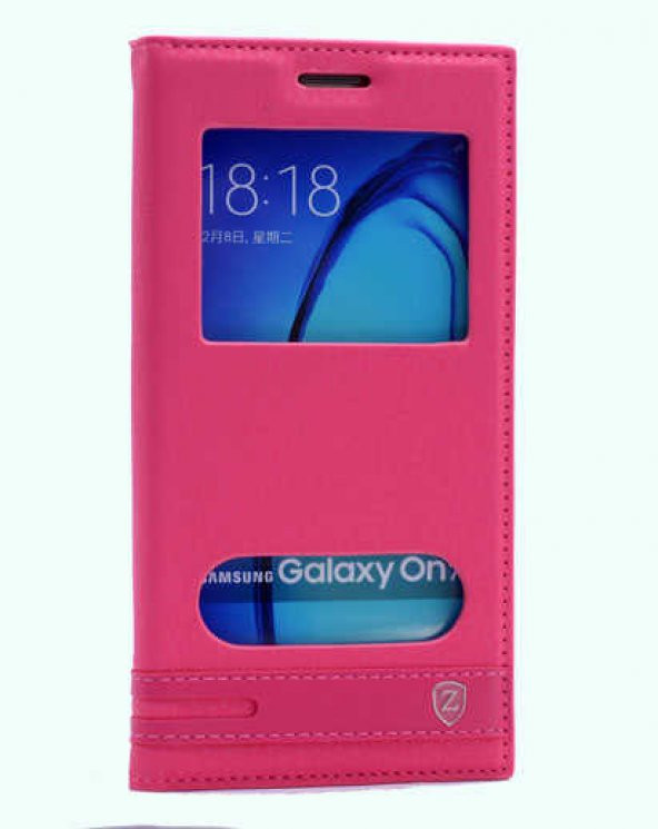 Galaxy On7 Kılıf Zore Elite Kapaklı Kılıf - 8
