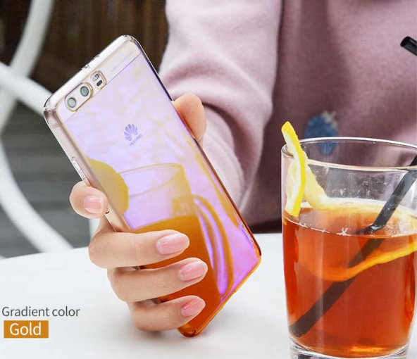 Huawei P10 Plus Kılıf Zore Renkli Transparan Kapak - 2