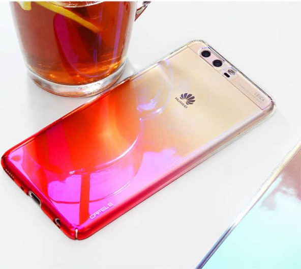 Huawei P10 Plus Kılıf Zore Renkli Transparan Kapak - 4