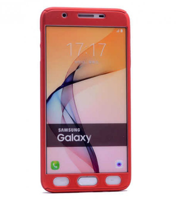 Galaxy J5 Prime Kılıf Zore 360 3 Parçalı Rubber Koruma - 4