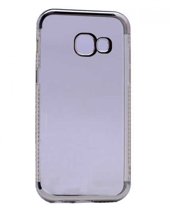 Galaxy A5 2016 Kılıf Zore Kenarı Tek Sıra Taşlı Silikon - 7