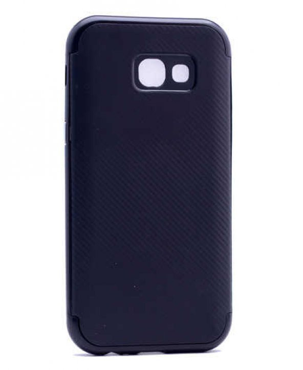 Galaxy A7 2017 Kılıf Zore İnce Mono Karbon Silikon Kapak - 5