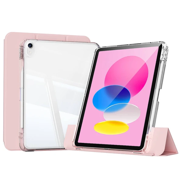 Apple iPad 11.Nesil 2025 Kılıf Magnetik Ayrılabilen Airbagli Zore Sliding Tablet Kılıfı - 6