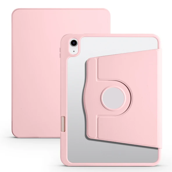 Apple iPad 11.Nesil 2025 Kılıf Zore Termik Kalem Bölmeli Dönebilen Standlı Kılıf - 5