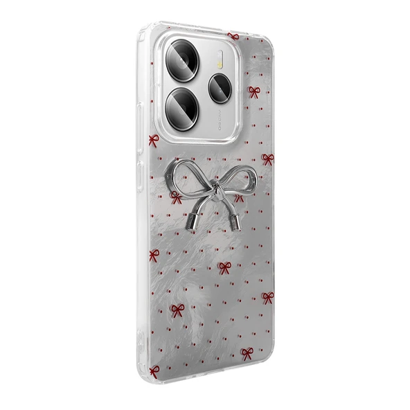 Xiaomi Redmi Note 14 5G Kılıf Kamera Korumalı Figürlü Zore Ponti Silikon Kapak - 12