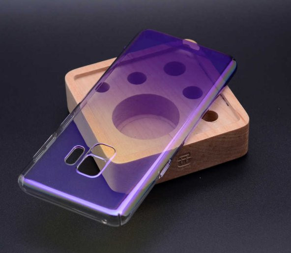 Galaxy S9 Kılıf Zore Renkli Transparan Kapak - 6