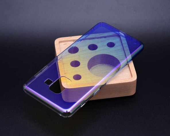 Galaxy A8 Plus 2018 Kılıf Zore Renkli Transparan Kapak - 7