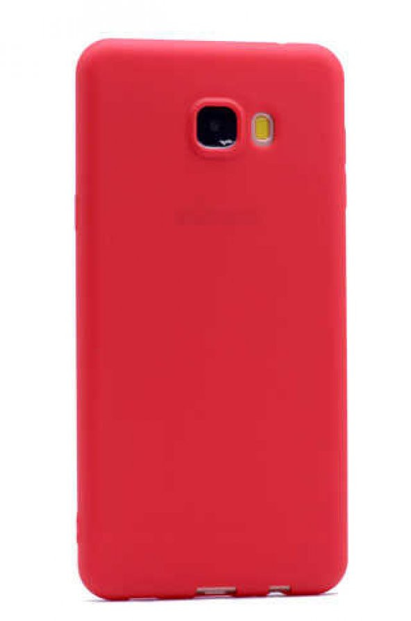 Galaxy C5 Kılıf Zore Premier Silikon Kapak - 6