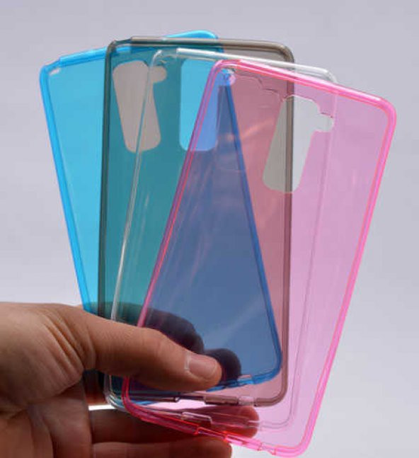 LG Stylus 2 Kılıf Zore Ultra İnce Silikon Kapak 0.2 mm - 2