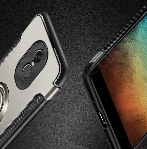 Xiaomi Redmi Note 4 Kılıf Zore Yüzüklü Verus Kapak - 8