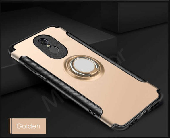Xiaomi Redmi Note 4 Kılıf Zore Yüzüklü Verus Kapak - 11