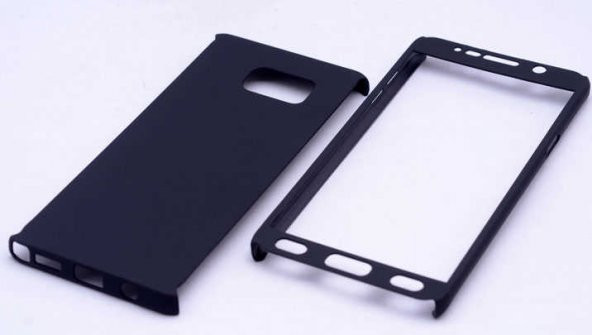 Galaxy Note 5 Kılıf Zore 360 3 Parçalı Rubber Koruma - 2