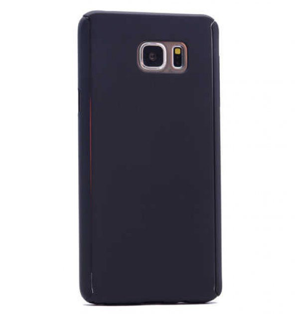 Galaxy Note 5 Kılıf Zore 360 3 Parçalı Rubber Koruma - 6