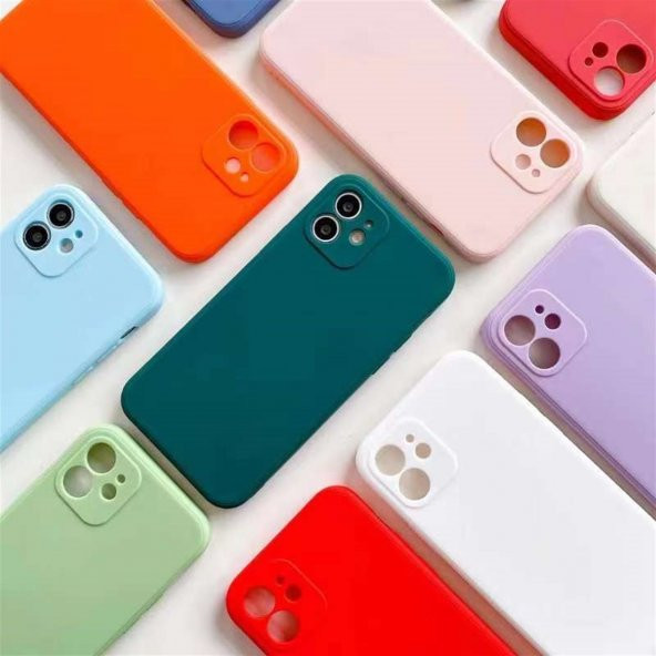 Samsung Galaxy A71 Kılıf Nano içi Kadife Kamera Korumalı Lansman Silikon Kılıf
