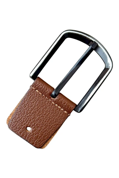 Taba Yedek Kemer Tokası Hakiki Deri Vidalı - Resim 5