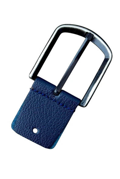 Lacivert Yedek Kemer Tokası Hakiki Deri Vidalı - Resim 6