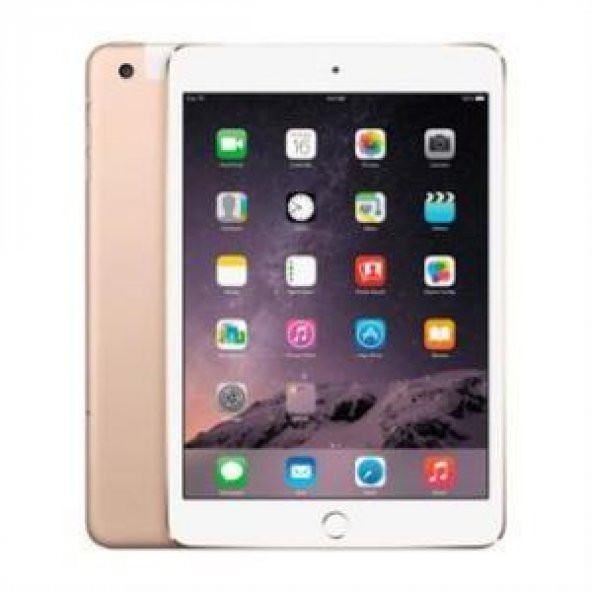 Apple iPad Mini 3 16GB 7.9" WiFi + 4G Altın Sarısı Retina Ekranlı Tablet MGYR2TU/A Vitrin