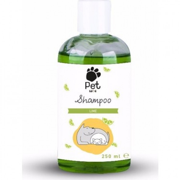 pet love yeşil limon kedi köpek şampuanı 250 ml