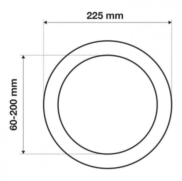 3600LM IP40 X-PLUS 36W BEYAZ PANELLIGHT 60-200 MM AYARLANABİLİR WONDEKS - Resim 2